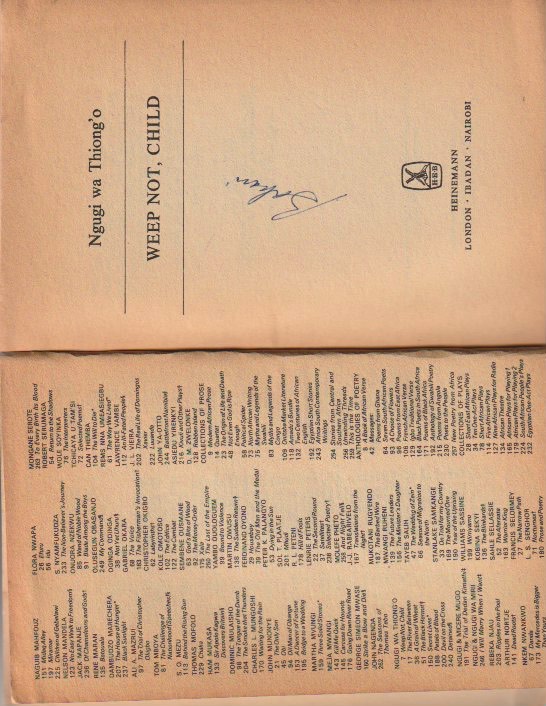 Series list and title page