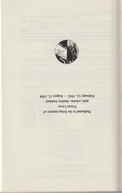 Dedication to Frantz Leroy