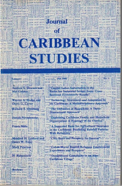Journal of Caribbean Studies
