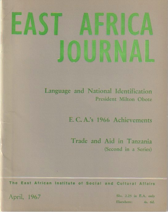 East Africa Journal, April 1967