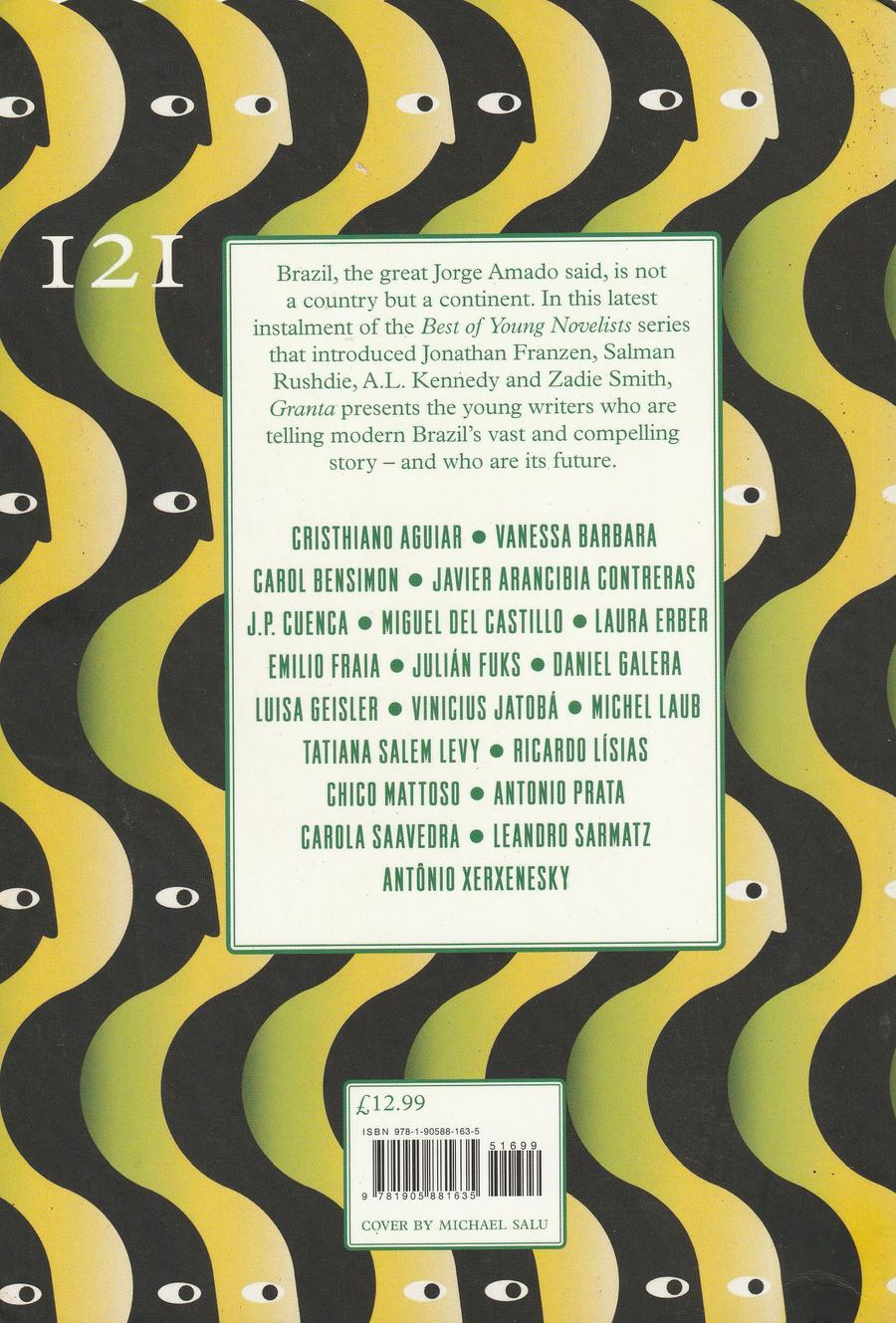 Granta Issue 121 back cover