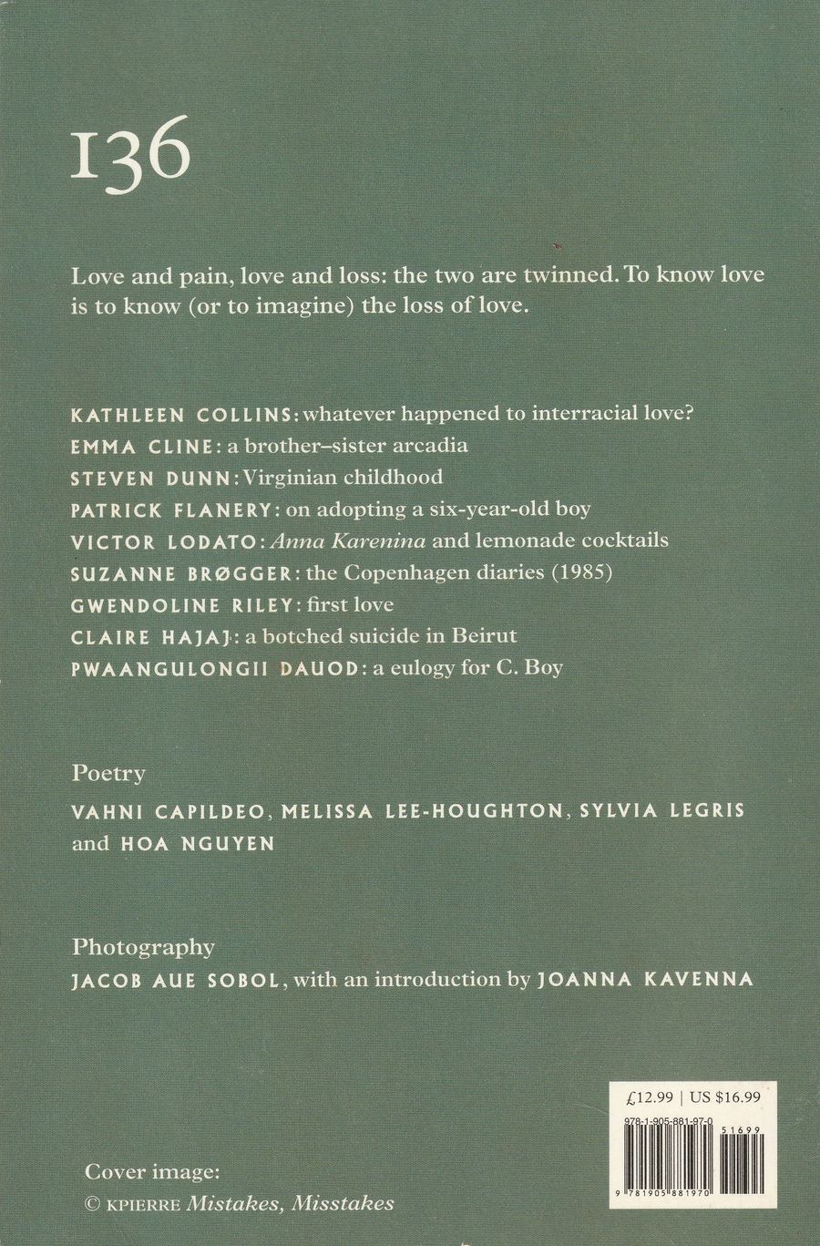 Granta Issue 136 back cover