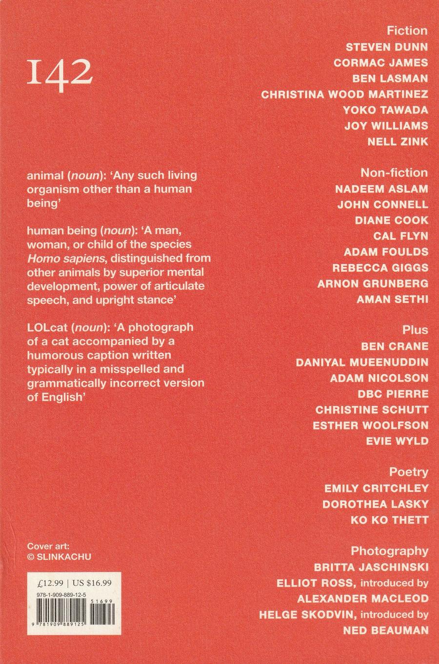 Granta Issue 142 back cover
