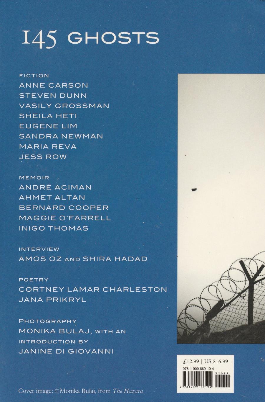 Granta Issue 145 back cover