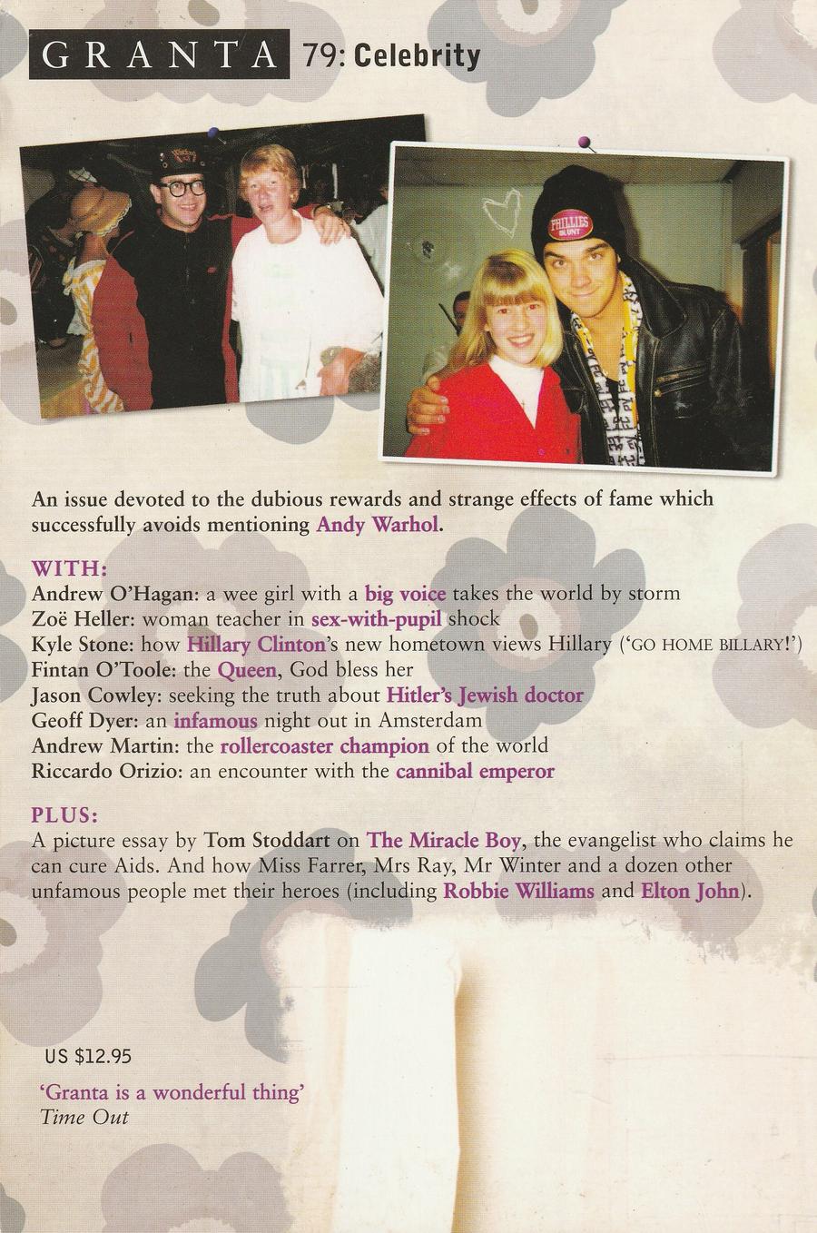 Granta Issue 79 back cover