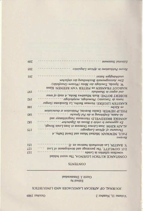 Contents