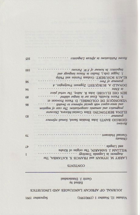 Contents