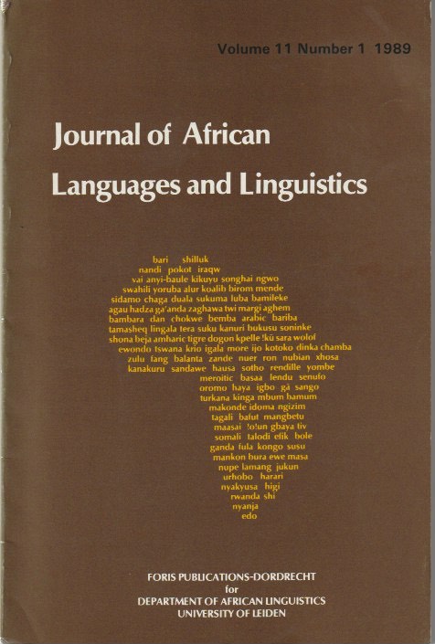 JALL Volume 11, Number 1