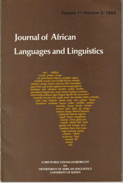 JALL Volume 11, Number 2