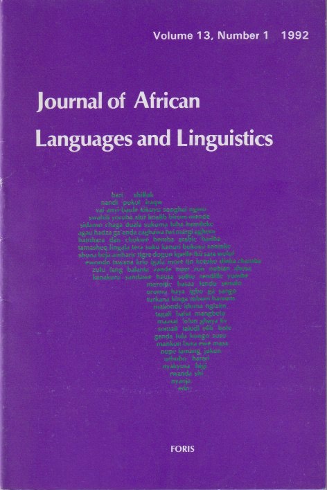 JALL Volume 13, Number 1