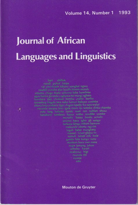 JALL Volume 14, Number 1