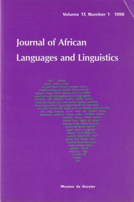 JALL Volume 17, Number 1