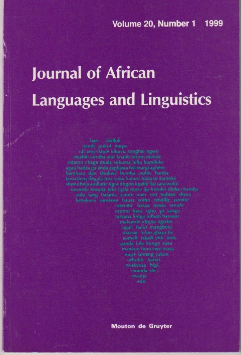 JALL Volume 20, Number 1