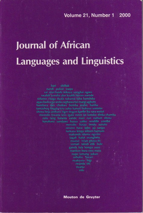 JALL Volume 21, Number 1