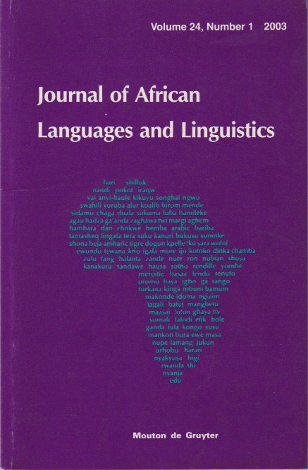 JALL Volume 24, Number 1