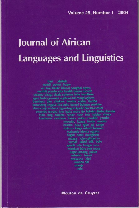 JALL Volume 25, Number 1
