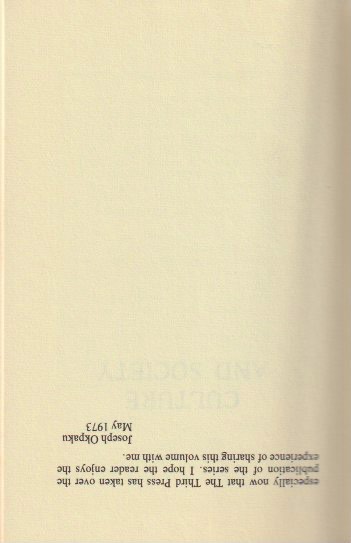 Preface, signed May 1973