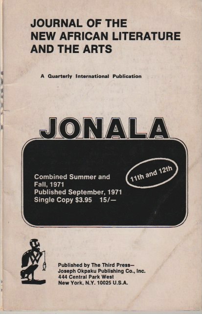 JONALA, The Eleventh and Twelfth