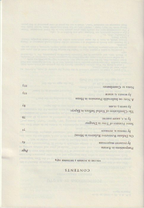 Contents