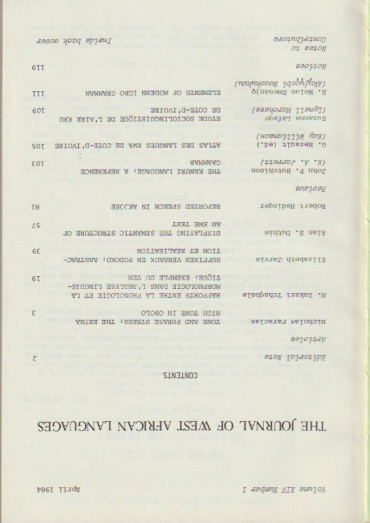 Contents