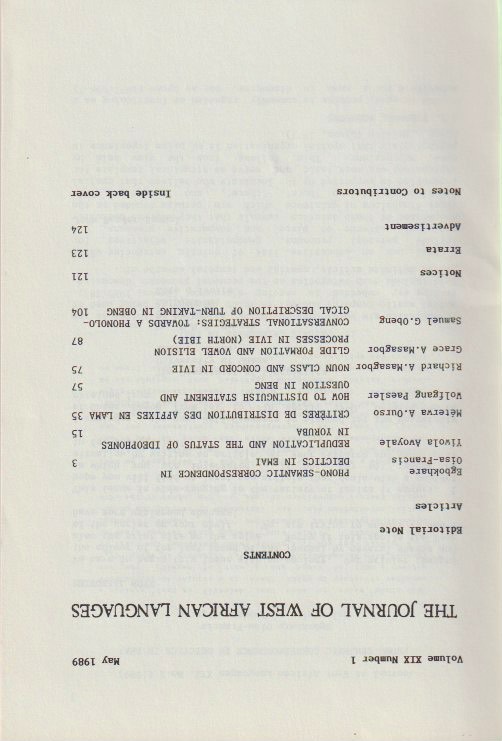 Contents