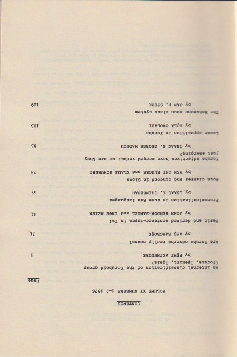 Contents