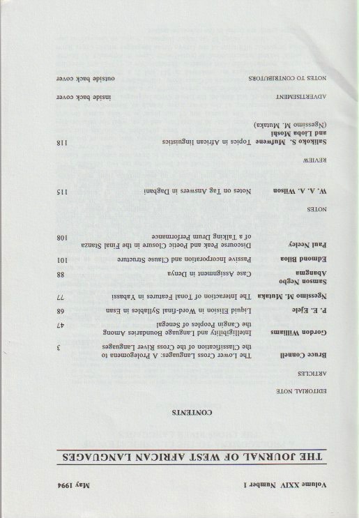 Contents