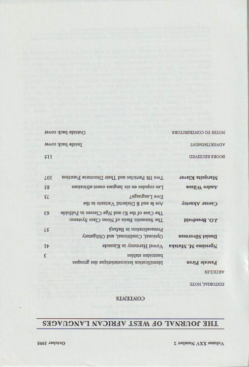 Contents
