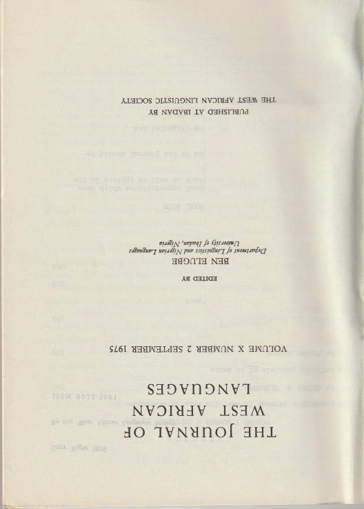 Front cover verso