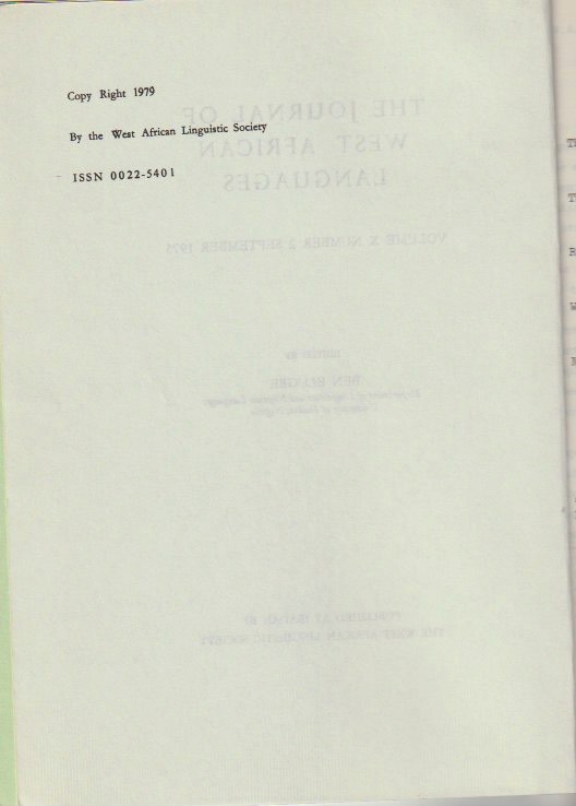 Title page verso with copyright