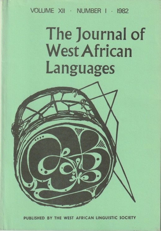 JWAL Volume XII, Number 1