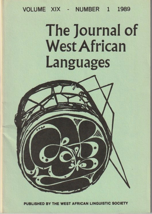 JWAL Volume XIX, Number 1