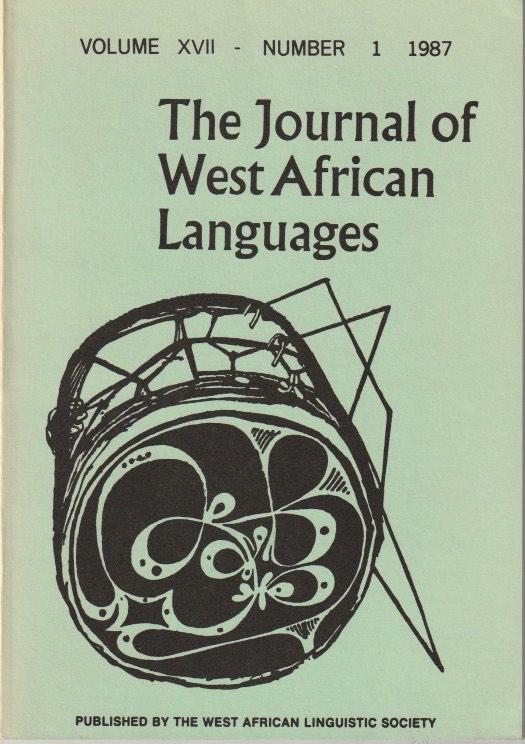 JWAL Volume XVII, Number 1