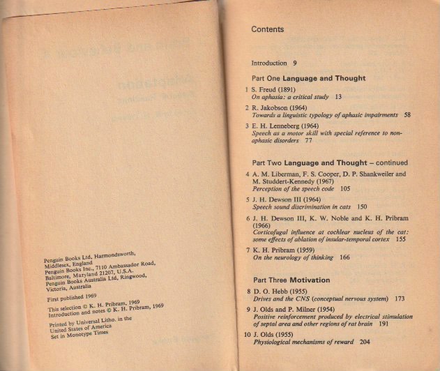 Imprint page and contents