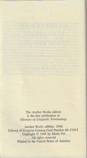 Copyright page