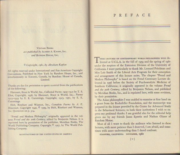 Copyright page and preface