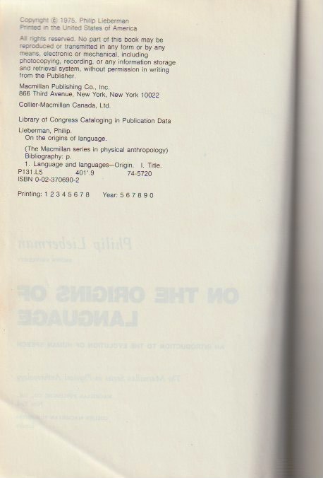 Copyright page