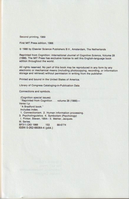 Copyright page