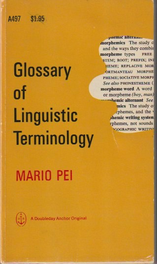 Glossary of Linguistic Terminology