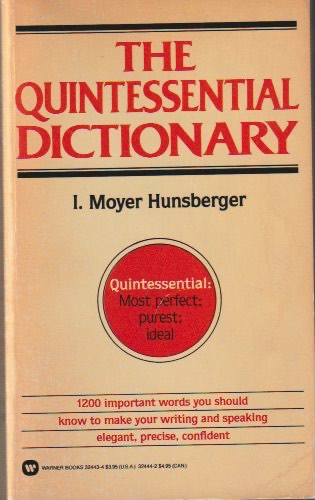 The Quintessential Dictionary