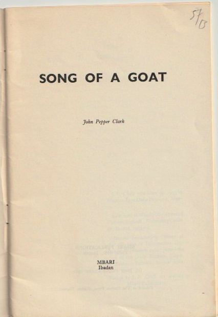Song Of A Goat 1