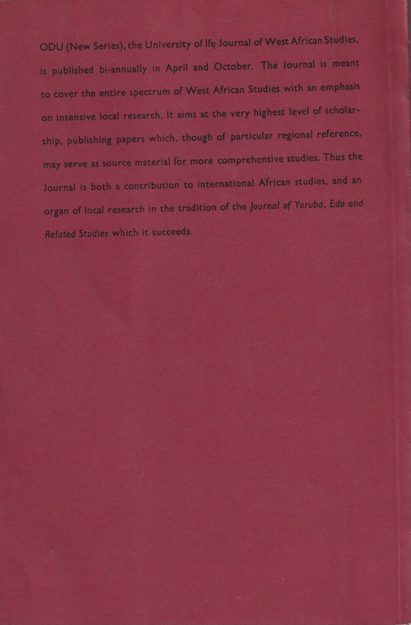 Editorial statement