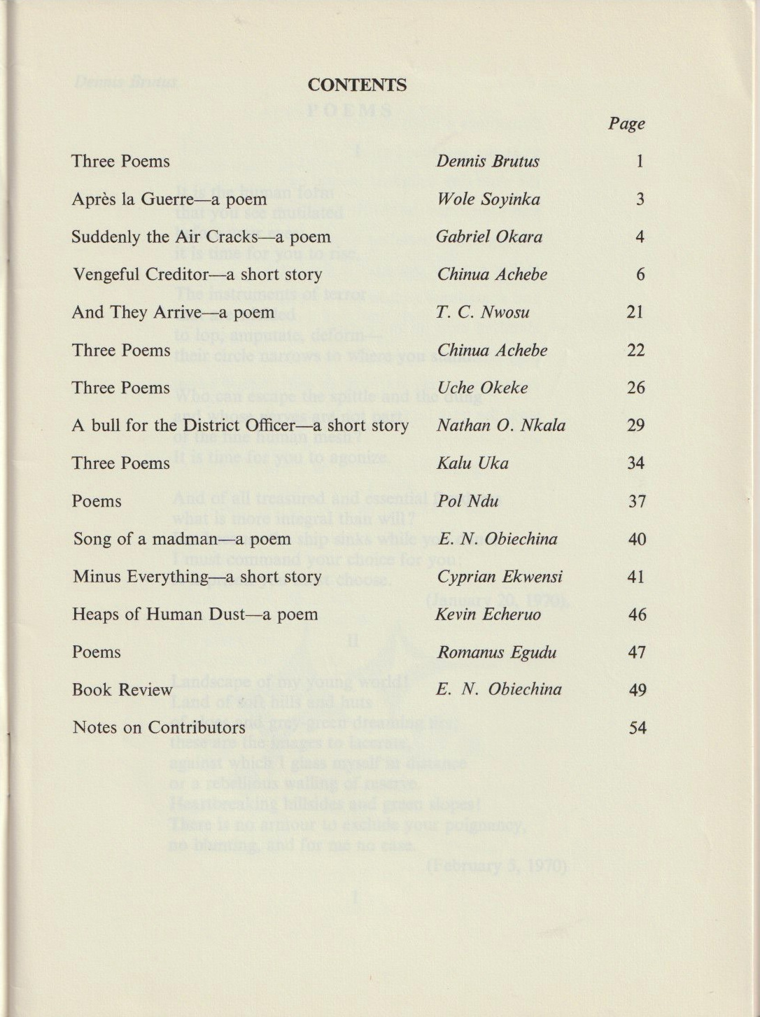Contents