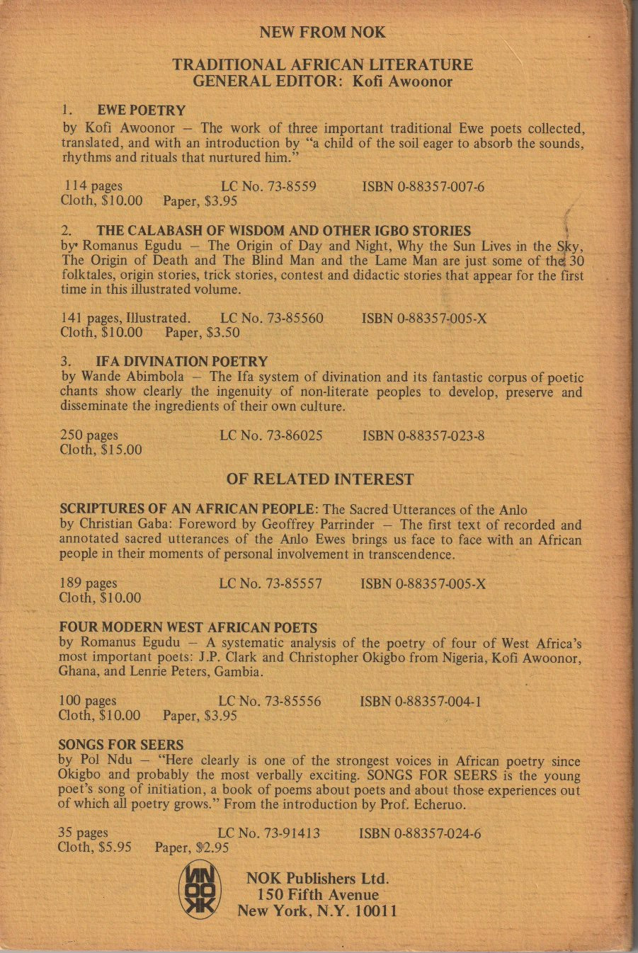 NOK Publishers advertisement