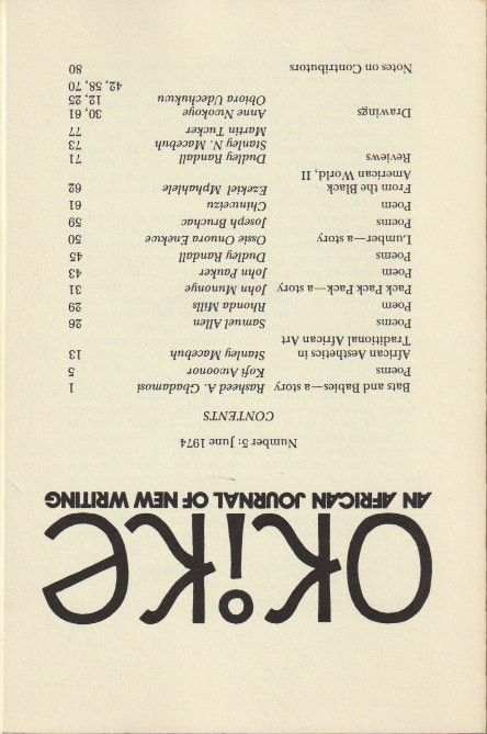 Title page and contents