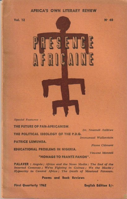 Présence Africaine No. 40