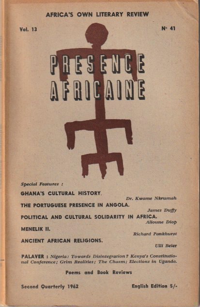 Présence Africaine No. 41