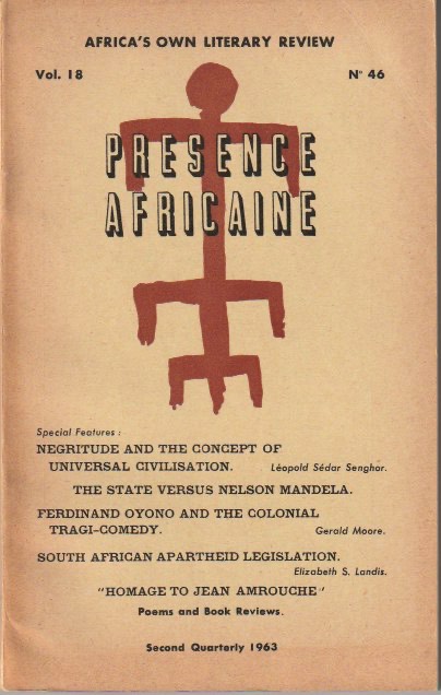 Présence Africaine No. 46