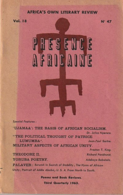 Présence Africaine No. 47