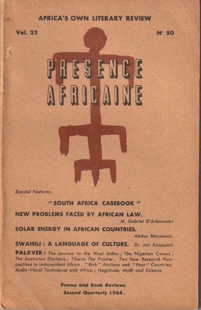 Présence Africaine No. 50